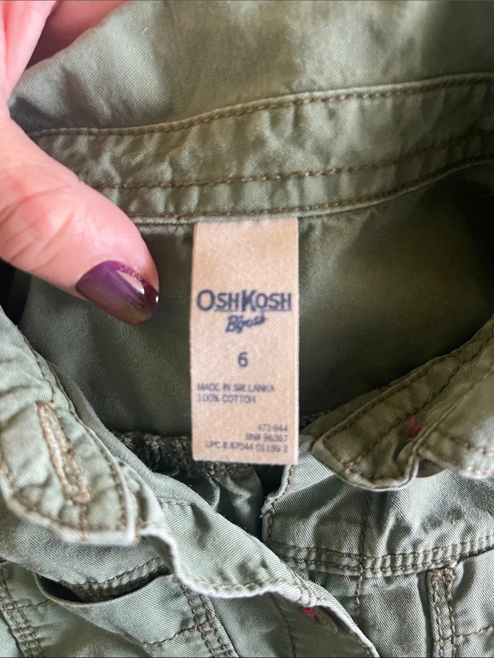 OshKosh Bgosh cute olive